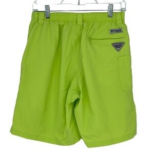 Columbia PFG neon green swim trunks, Small